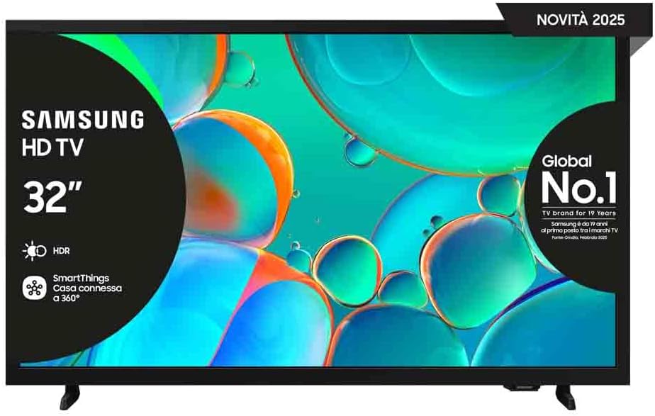Samsung smart tv UE32H5000FKXZT 32', HDR, Hyper Real Processor, HDR & Pur Color, OTS Lite & Adaptive Sound
