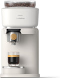 PHILIPS macchina da caffè bianco, PHILIPS Baristina - Macchina per caffè espresso reale, pressione pompa a 16 bar