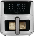 friggitrice ad aria Tognana 2300W 10L 200°C grigio, doppia resistenza, display digitale