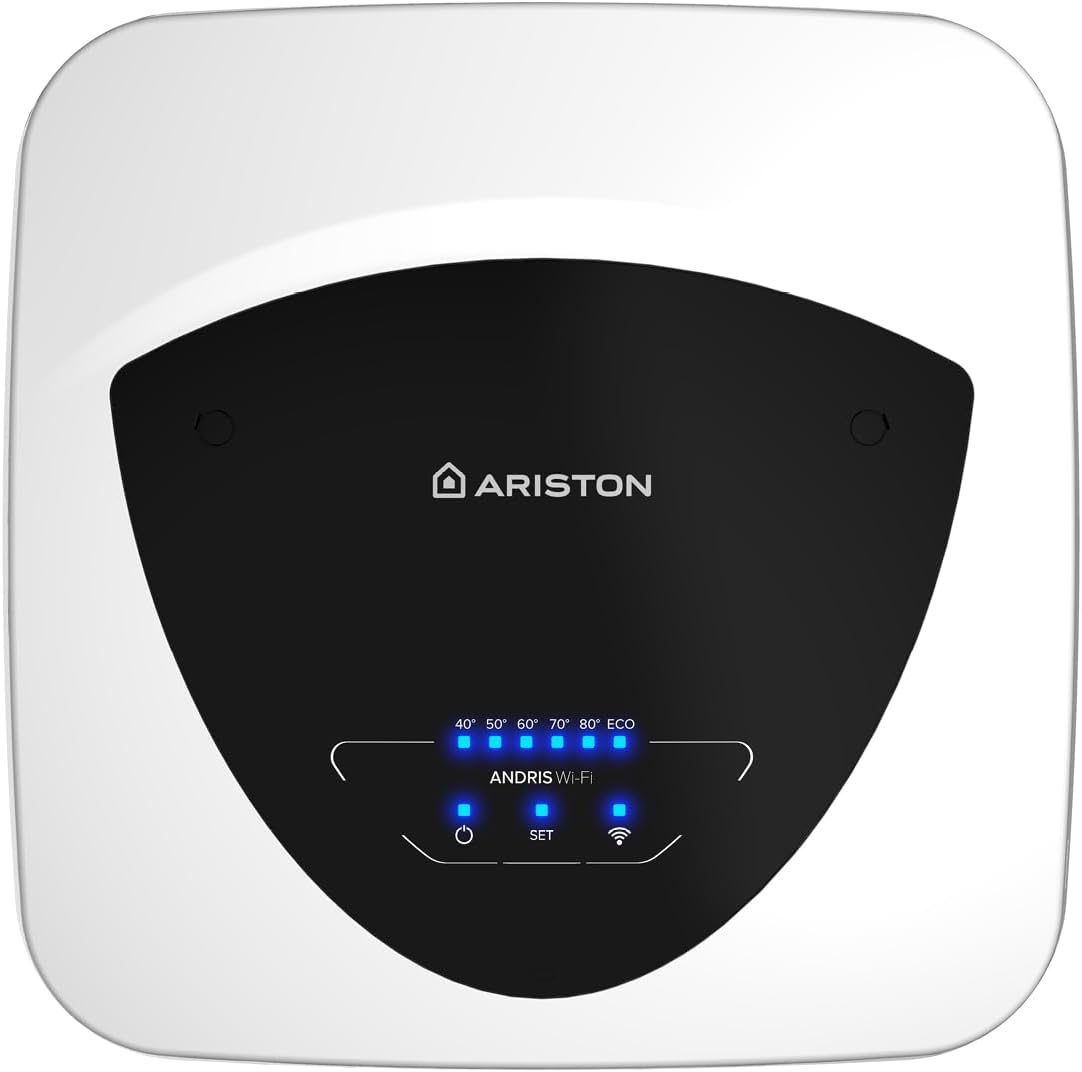 scaldabagno Ariston 1200W 15 Litri Wifi, Classe Energetica A, Compatibile con Alexa
