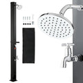 docce da giardino VEVOR 40 L 205 cm Regolabile, Regolazione Acqua Calda e Fredda, Uso in Piscina Campeggio