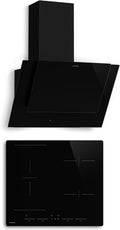 piani cottura KLARSTEIN 8400W 60cm, Touch Control, Blocco Bambini, Cappa 631,6 m³/h