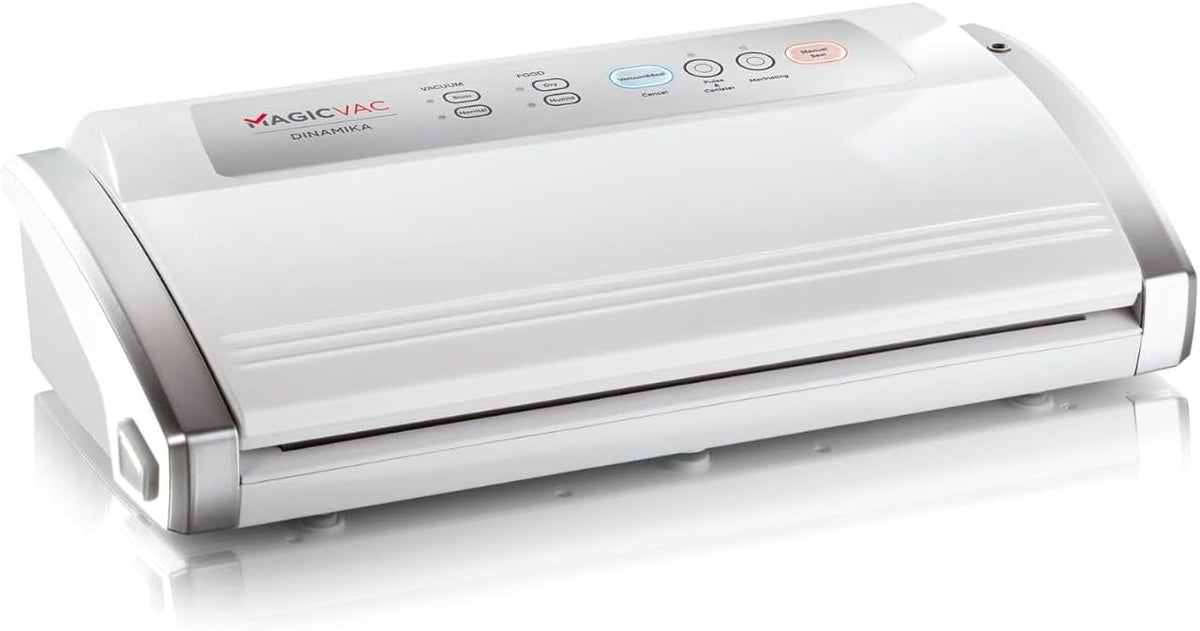 Magic vac macchine sottovuoto per alimenti Multifunzione, Contenitori e Marinatura, Silver White