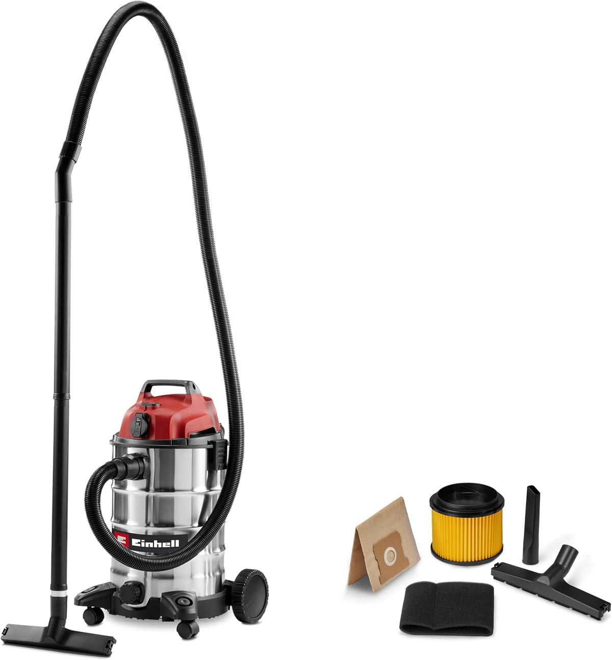 Einhell Aspiratore TC-VC 3055 SA (900 Watt, 190 mbar, presa automatica