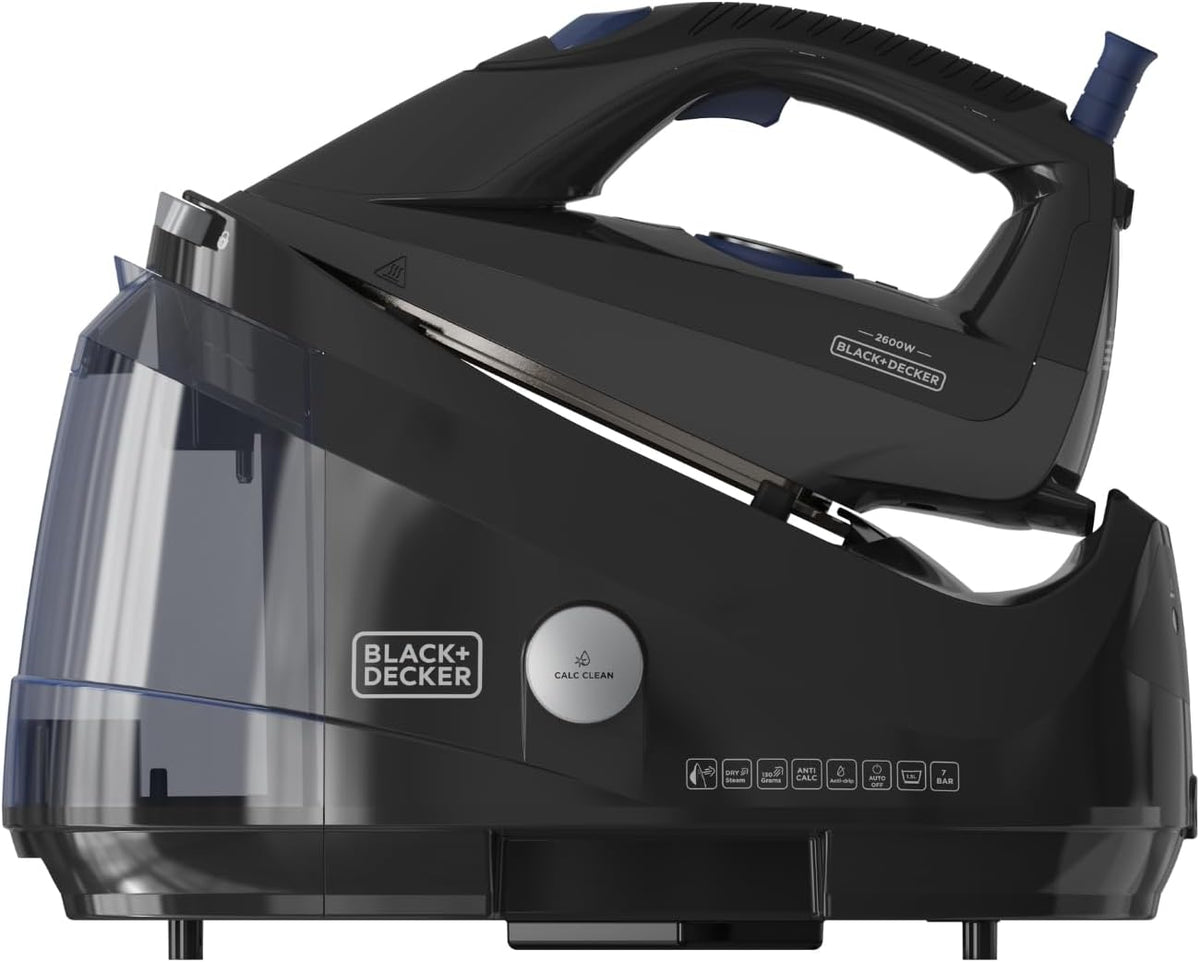 ferri a vapore BLACK+DECKER BXSS2600E 2600W, centro stirante BXSS2600E 2600W