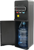 CUMELLIIR distributori e fontane d'acqua 550 W nero, distributore di acqua da ufficio, con 3 prese d'acqua