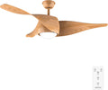 Cecotec ventilatore 40W 132 cm 18W con Luce LED, Estate/Inverno, Design elegante