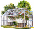 miniserre Gardebruk 7,2m² 380x190cm Alluminio
