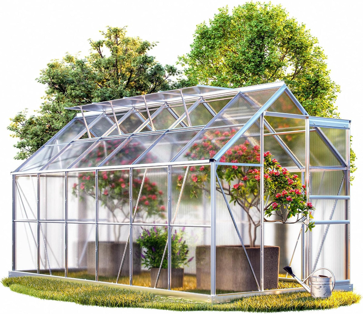 miniserre Gardebruk 7,2m² 380x190cm Alluminio