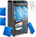 climatizzatore KESSER 10 l con telecomando, serbatoio dell'acqua da 10 l, ionizzatore e umidificatore