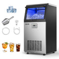 macchine per cubetti di ghiaccio VEVOR 45 kg Acciaio Inox