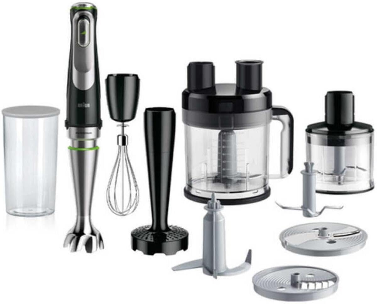 frullatore B. Braun 9187XLI 0,6 L 1200 W nero, Acciaio inossidabile
