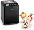 macchine del gelato KLARSTEIN 2,5 Litri LED Acciaio Inox nero, Klarstein Vanilla Sky - Macchina per Gelato