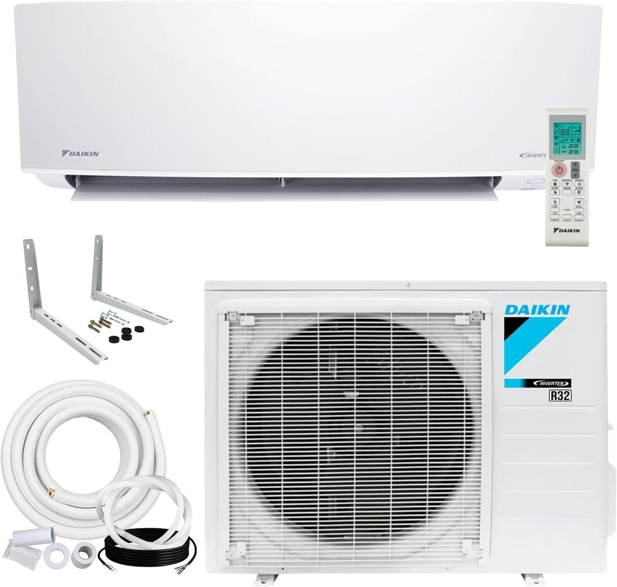 DAIKIN split-system SEER2 000 BTU A/C, R32