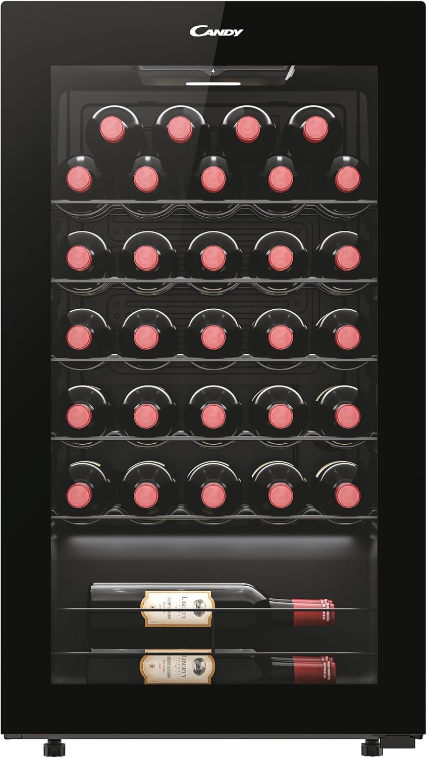 CANDY cantine indipendenti CWC023 37 dB 45,6 cm Libera Installazione LED Porta Reversibile nero