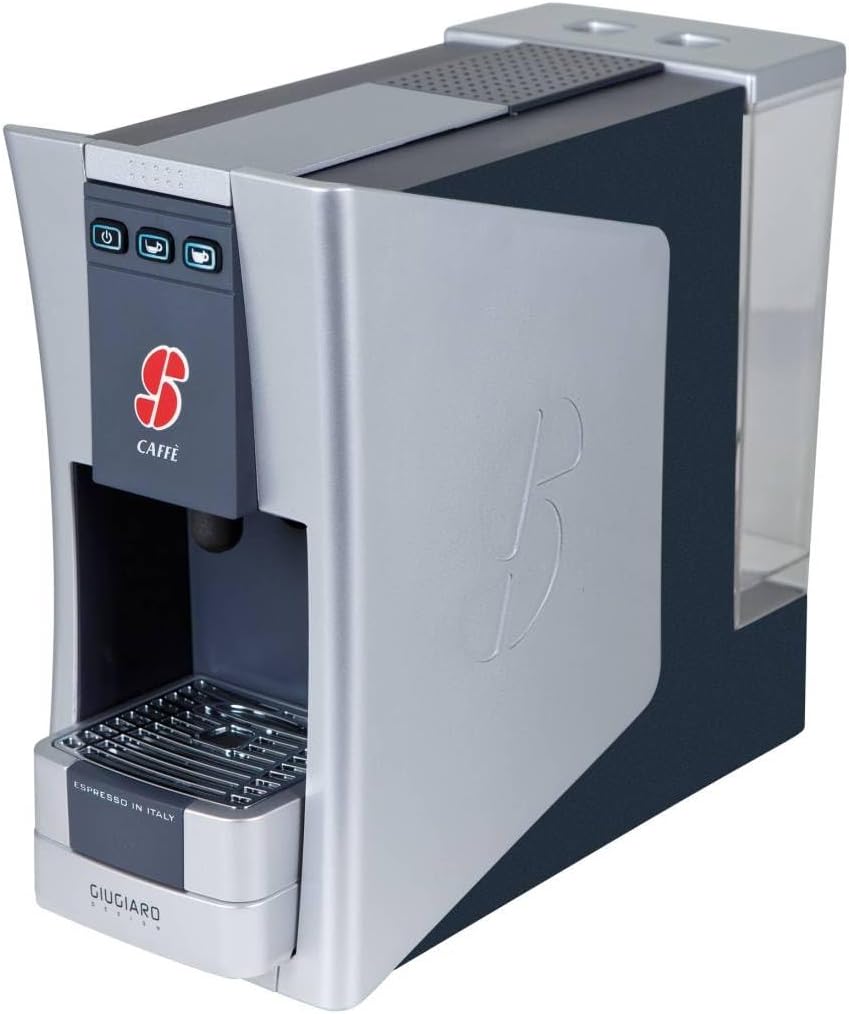 ESSSE CAFFE' macchine da caffè tazza singola, MACCHINA CAFFE' S12 ARGENTO