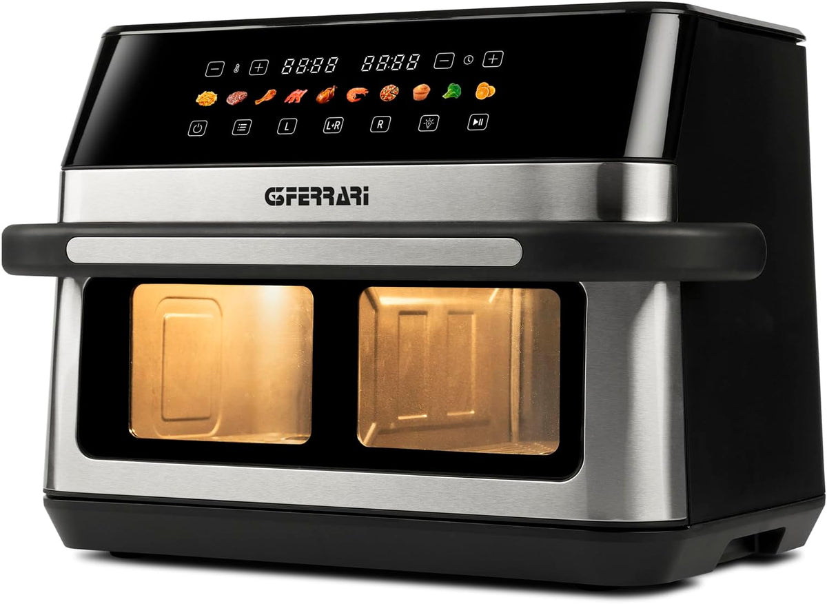 friggitrice ad aria G3 Ferrari G10223 6' 2200 W, Display a Colori, Funzione Essiccatore, Luce Interna