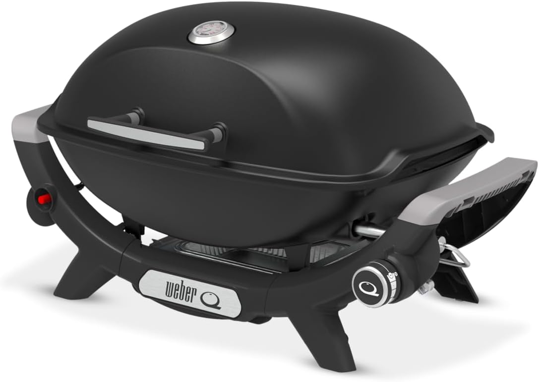 barbecue Weber Q2100N 53 x 38 cm a Gas Grill nero, Coperchio Alto