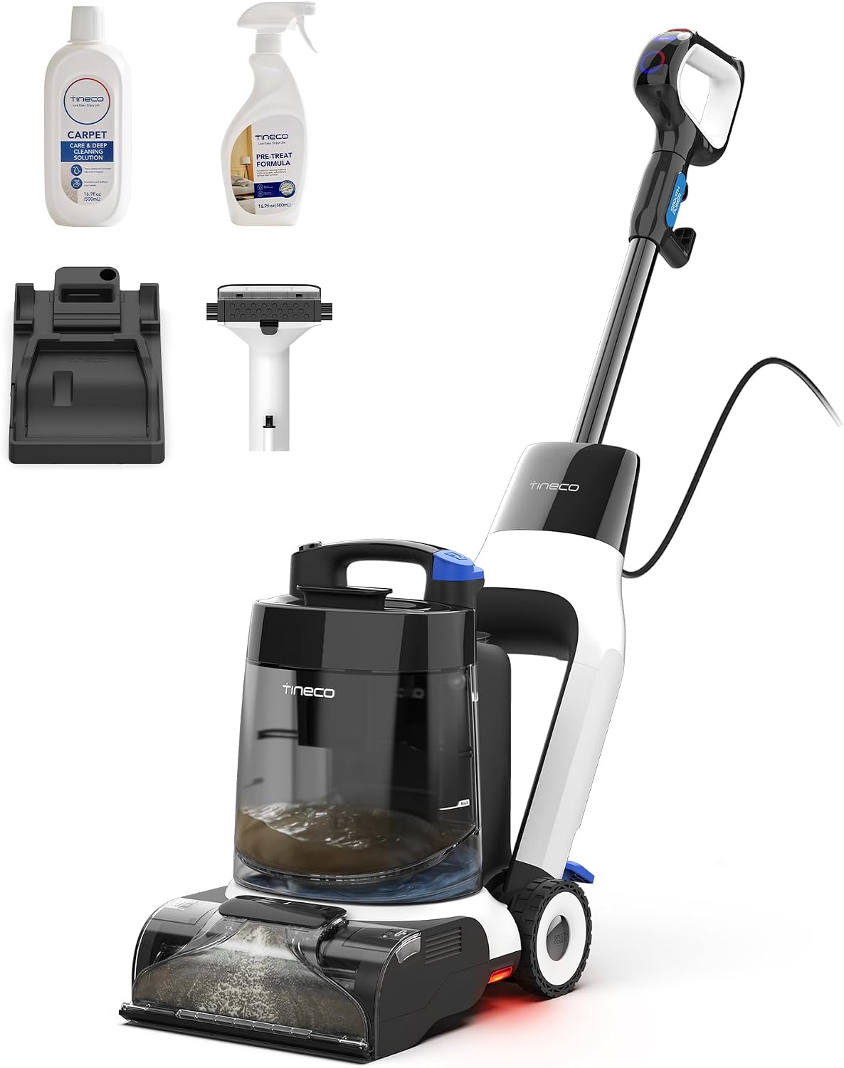 lavatappeti Tineco 130W, Tineco CARPET ONE Cruiser Lavatappeti, Pulizia Profonda per Tappeti e Moquette