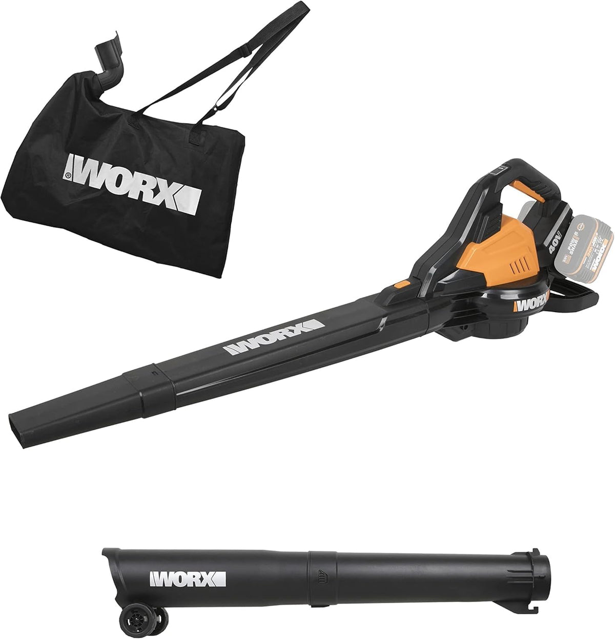 soffiatori per foglie WORX WG583E, senza batterie e caricabatterie